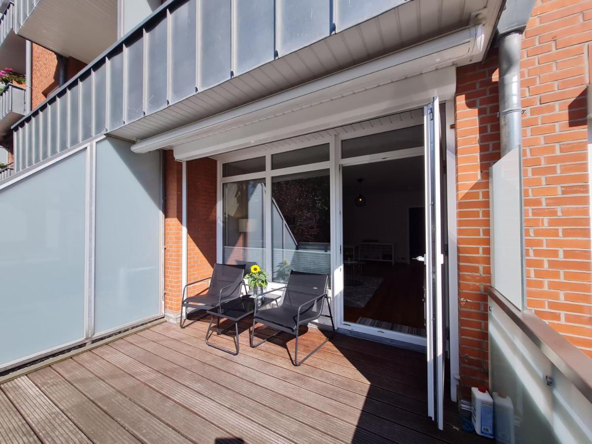 Wohnung Fleethoern - Zentral, Ruhig, Mit Parkplatz Und Balkon Kiel Luaran gambar